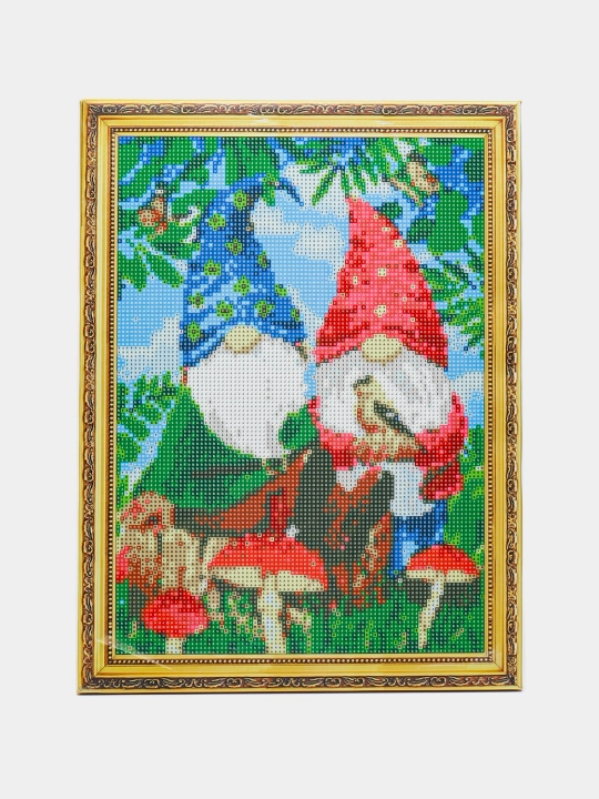 Olmos mozaika, bolalar to'plami, ijod uchun to'plam, podrama bilan, 30x40 sm, Olmos