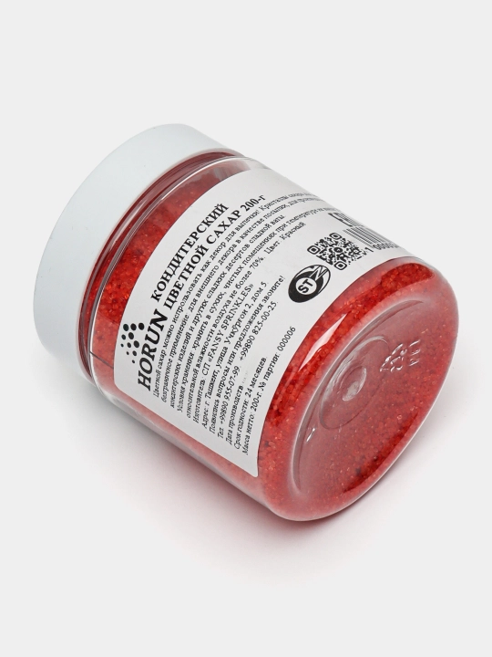 Qandolat mahsulotlari uchun rangli shakar "HORUN", 200 gr