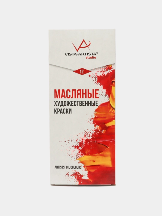 Yog'li bo'yoq Vista-Artista Studio VAOSS-1210, 12 ta rang 10 ml dan - 
