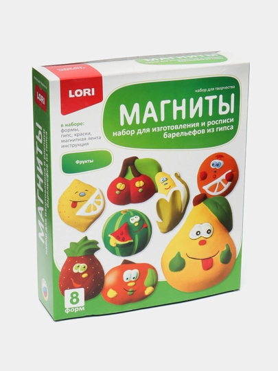 Фигурки на магнитах "Фрукты"