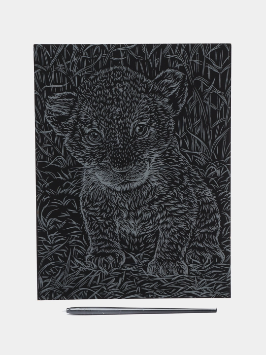Skratching, 18*24cm, Animals klassik Arslon bolasi Gr-739