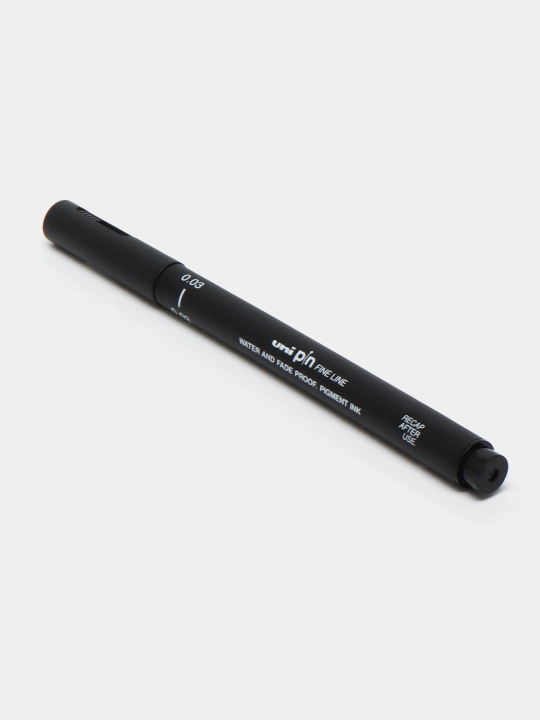 Fetr ruchka Uniball PiN 0.03 fine line Marking Pen Black