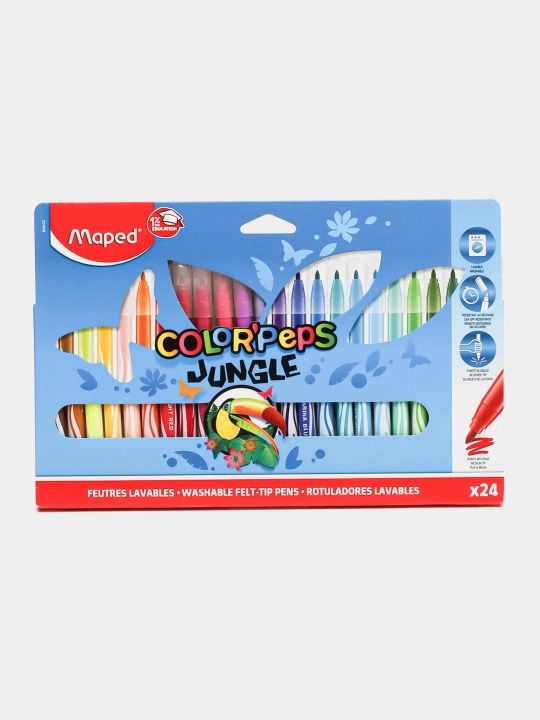 Фломастер Maped 24 цвета Color'Peps 845422 - 