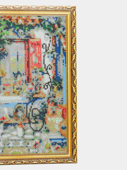 Olmos mozaika, bolalar to'plami, ijod uchun to'plam, podrama bilan, 30x40 sm, Olmos