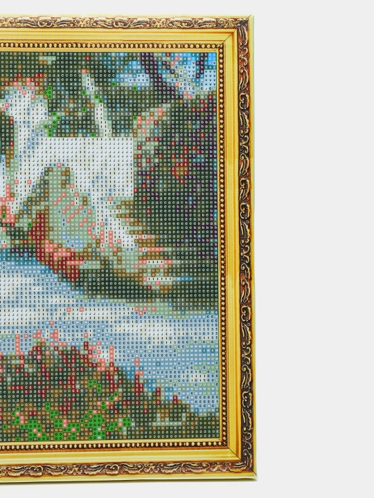 Olmos mozaika, bolalar to'plami, ijod uchun to'plam, podrama bilan, 30x40 sm, Olmos