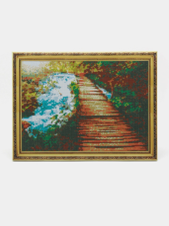 Olmos mozaika, bolalar to'plami, ijod uchun to'plam, podrama bilan, 30x40 sm, Olmos
