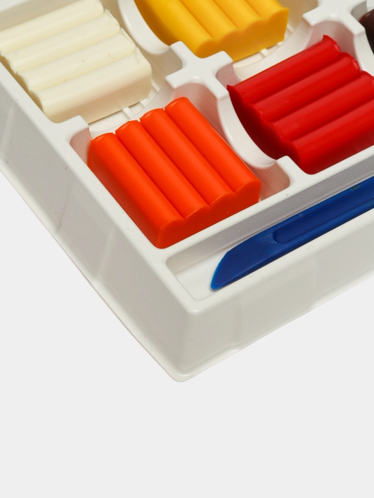 Plastilin "Leo" "Rasti" Mumli plastilin LMCW-0108, 96 gr, 8 rang