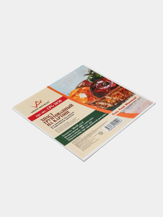 Kartonda astarlangan kanvas "VISTA-ARTISTA" CPG-3030 30 х 30 см 280 g/kv.m