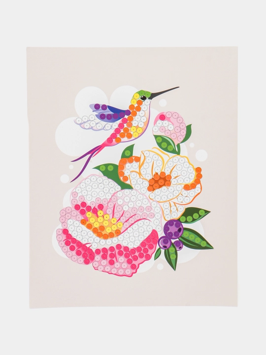 Payetkalardan qilingan rasm LORI, Kolibri Ap-055, 20 * 25 sm