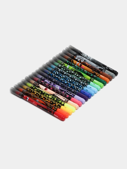 Flomasterlar Maped 845402, 18 ta rang Color'Peps - 