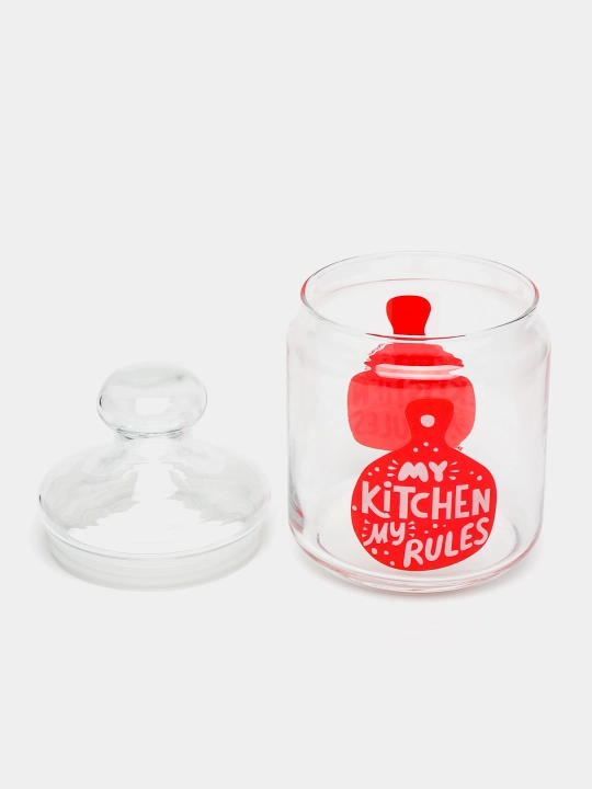 Sochiluvchan moddalarni saqlash uchun Luminarc shisha bankalar to‘plami,500ml/750ml/1000ml
