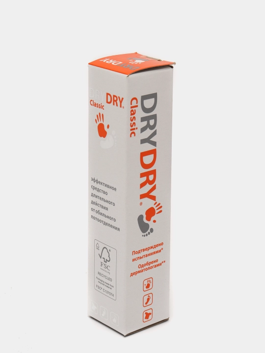 Дезодорант-антиперспирант Dry Dry de Classic, от пота и запаха