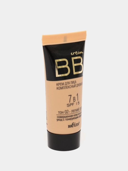 Yuz uchun BB-krem Bielita, kungi, SPF 15, ton 02, 30 ml - 