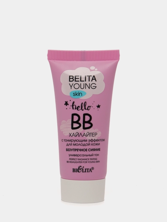 ВВ-хайлайтер для лица Bielita Young Skin безупречное сияние, 30 мл