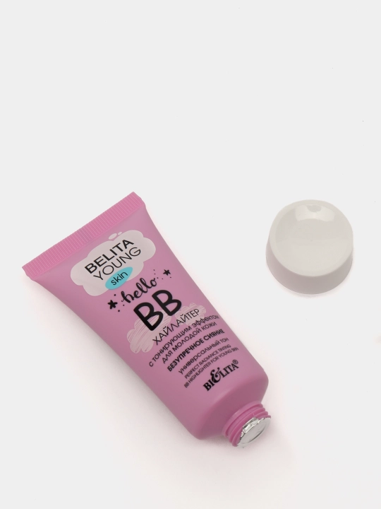 ВВ-хайлайтер для лица Bielita Young Skin безупречное сияние, 30 мл