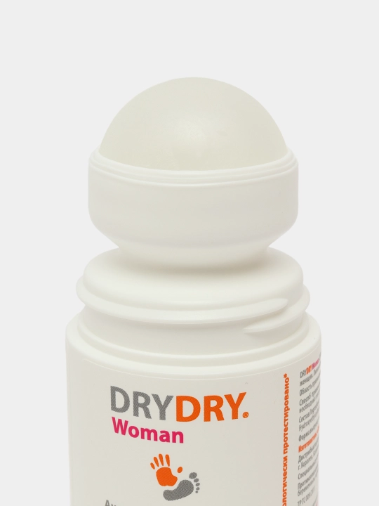 Parfyumlangan dezodorant Dry Dry de Woman Roll-on, ayollar uchun