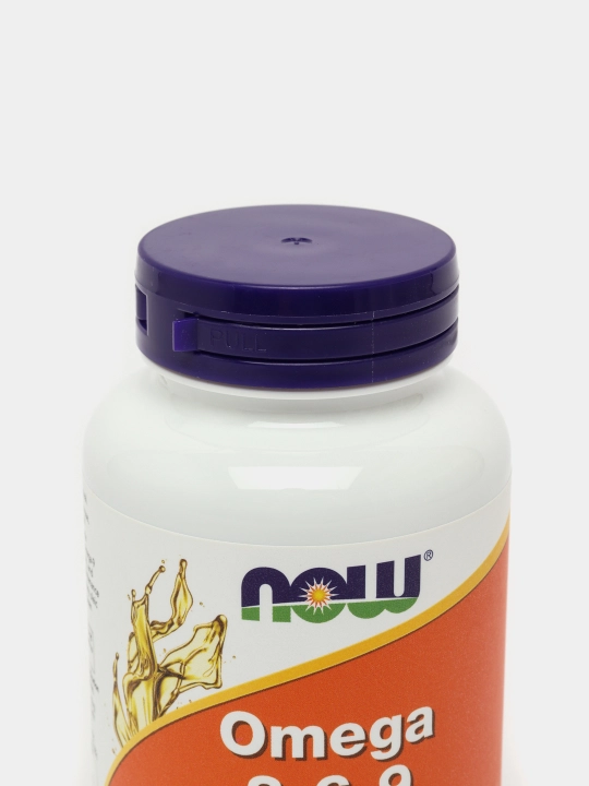 Витамины для иммунитета Now Foods Omega 3-6-9, 1000 мг, 100 таблеток