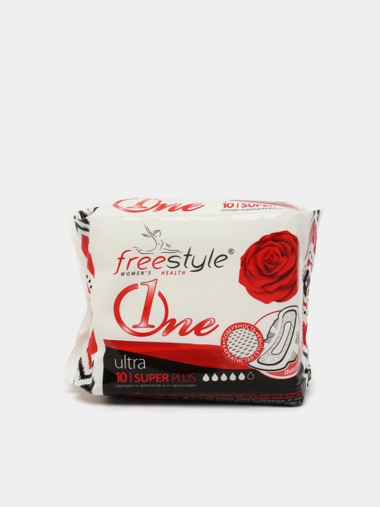 Гигиенические прокладки Free Style One Super, 10 шт - 