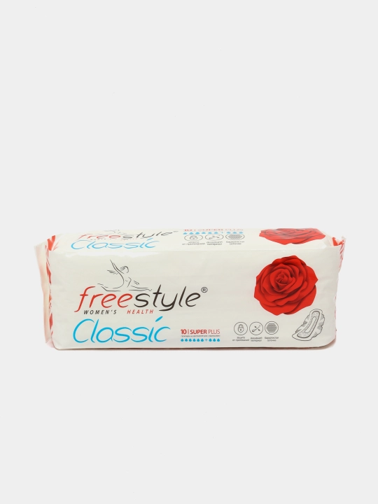 Прокладки женские гигиенические Free Style Classic Super, 10 шт - 
