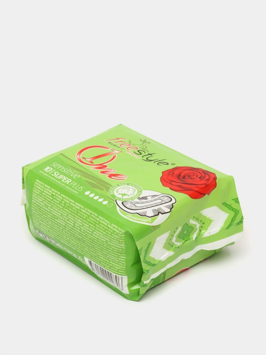 Ayollar gigiyenik prokladkalari Free Style One sensitive super, 10 dona