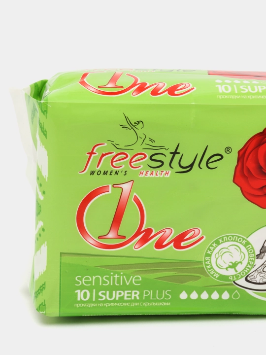 Ayollar gigiyenik prokladkalari Free Style One sensitive super, 10 dona