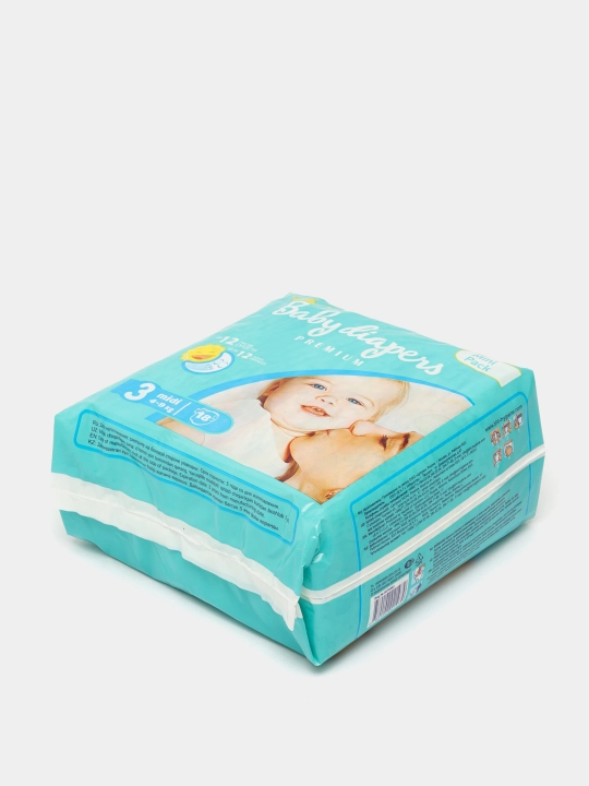 Bolalar tagligi "Baby Diapers" Midi #3, 18 dona