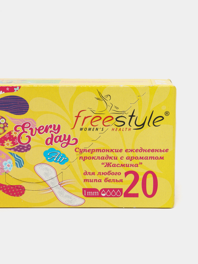 Ayollar gigiyenik tagligi, kundalik Free Style Every Day yasmin hidi bilan, 0.5 tomchi, 20 dona