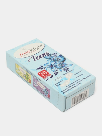 Kundalik ayollar gigiyenik prokladkalar "Free Style Teens" hushbo'y hidsiz, 20 dona