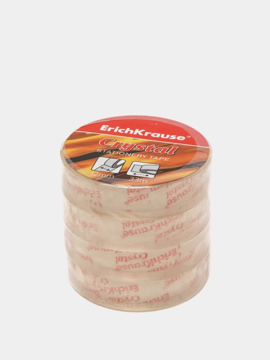 Yopishqoq lenta ErichKrause Crystal, 12 mm x 33 m - 