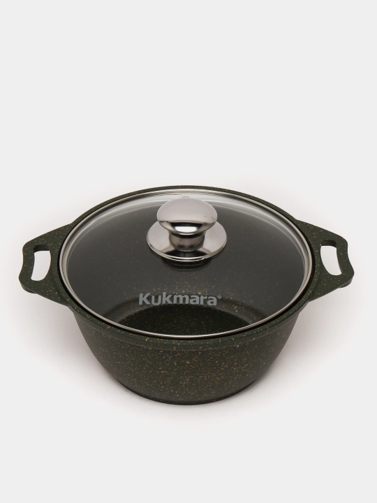 Kastryulka Kukmara Trendy style shisha qopqoq bilan