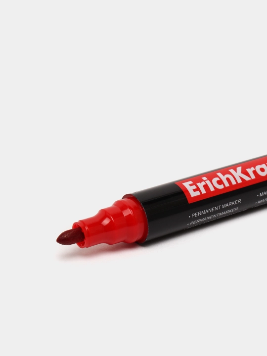 Marker ErichKrause P-200, siyoh rangi qizil (12 dona)