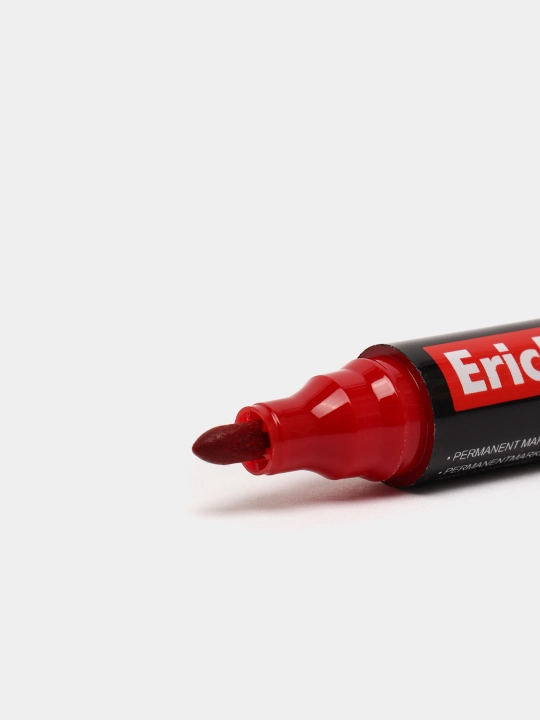 Permanent marker ErichKrause P-400, qizil