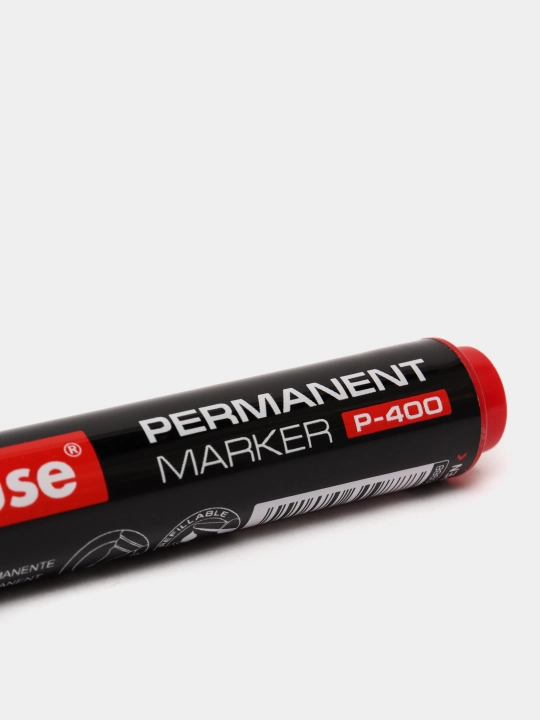Permanent marker ErichKrause P-400, qizil