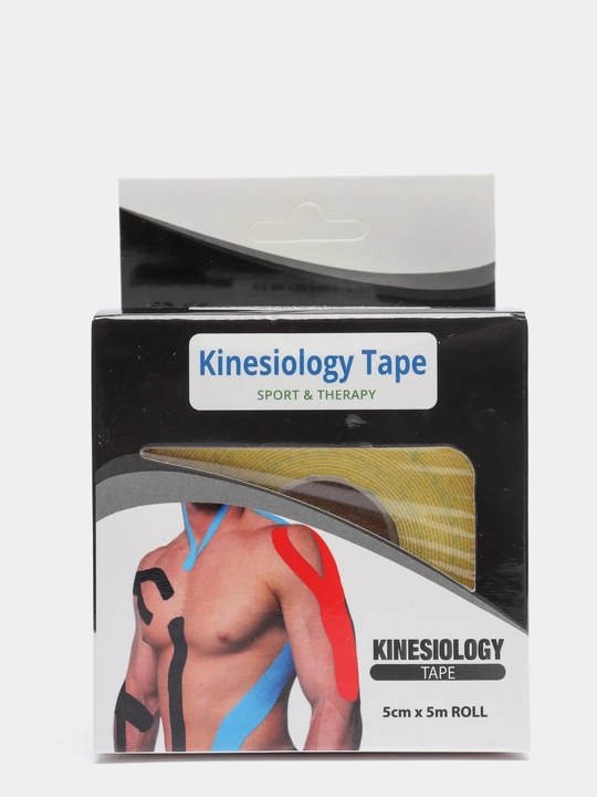 Kinezio teyp 5×5 sm, tana va yuz uchun kineziologik lenta