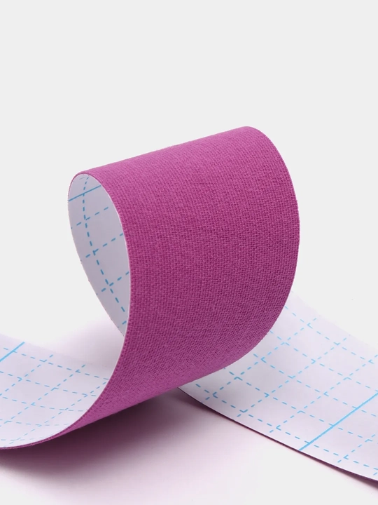 Kinezio teyp 5×5 sm, tana va yuz uchun kineziologik lenta