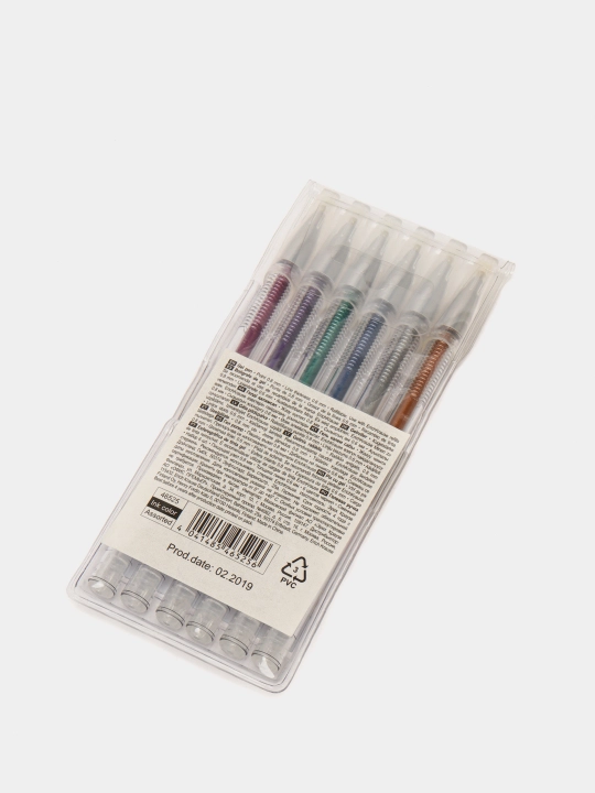 Ручка гелевая ErichKrause R-301 Metallic (в футляре по 6 шт.)