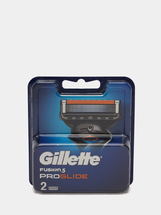 Сменные кассеты Gillette Fusion ProGlide Для Бритвы, 2 шт., с 5 лезвиями, с триммером