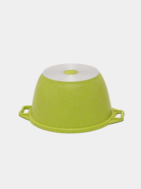 Kastryulya Kukmara Trendy Style, shisha qopqoq bilan, laym