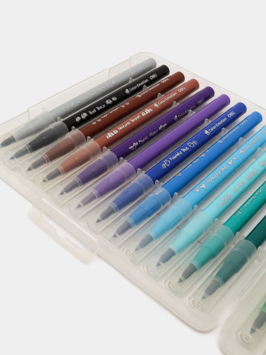 Flomasterlar Deli EC10324 Color Emotion, 24 ta rang