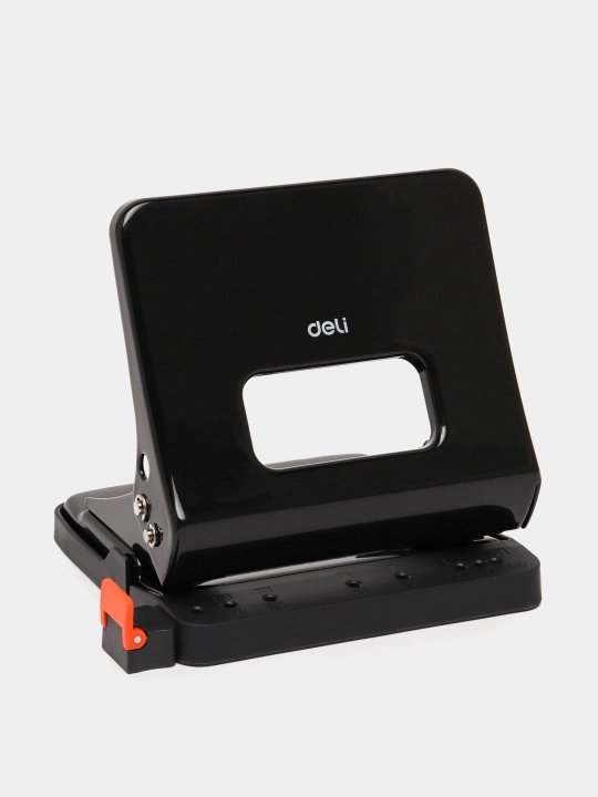 Дырокол Deli E0142bla Power Saving, черный, 25 листов q0000003540 - 