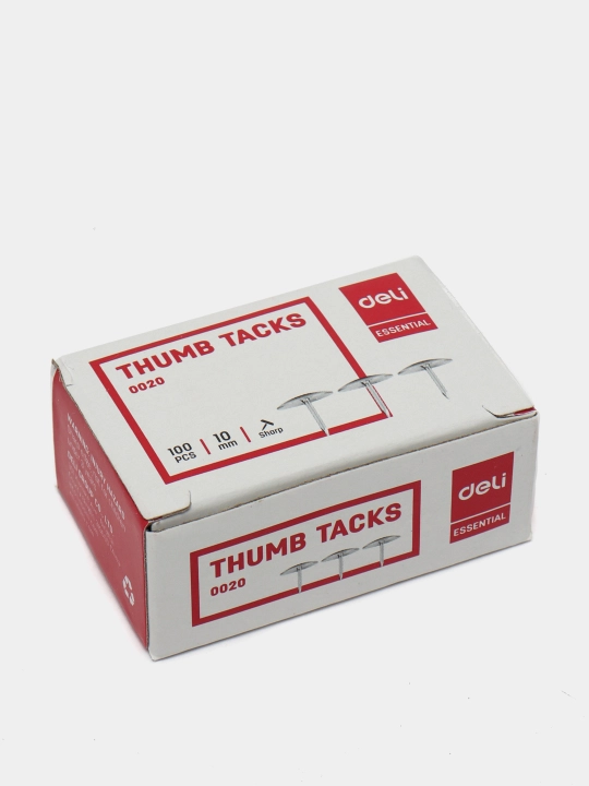 Кнопки канцелярские Deli E0020, 100 шт q0000003869