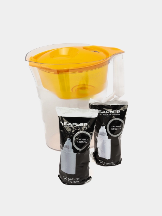 Filtrli kuvshin Barer "Chempion Opti-Lite", apelsin, 4 litr