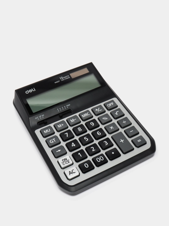 Калькулятор Deli M00720 silve gray, 12 разрядный q0000010646