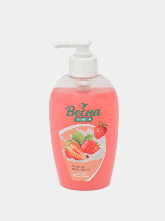 Suyuq krem-sovun "Vesna" krem bilan qulupnay, 280 gr - 
