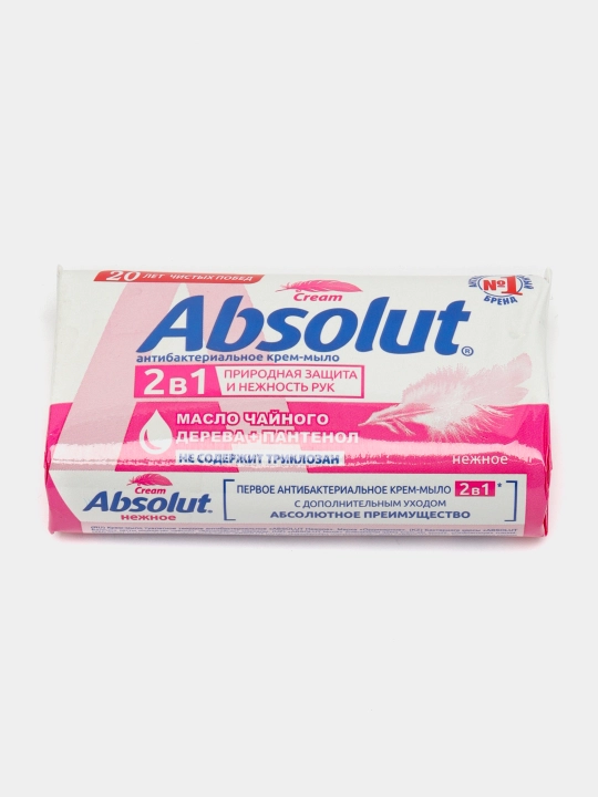 Антибактериальное крем-мыло Absolut Нежное, 90 гр - 