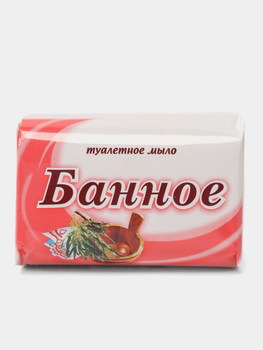 Туалетное мыло Банное, в обёртке 175 г - 