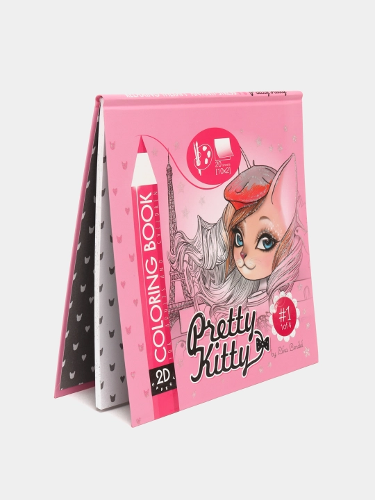 Rang berish kitobi Pretty Kitty, 170 g,  200 * 200 mm, 20 varaq, 0513 (20420)  q0000015043 - 