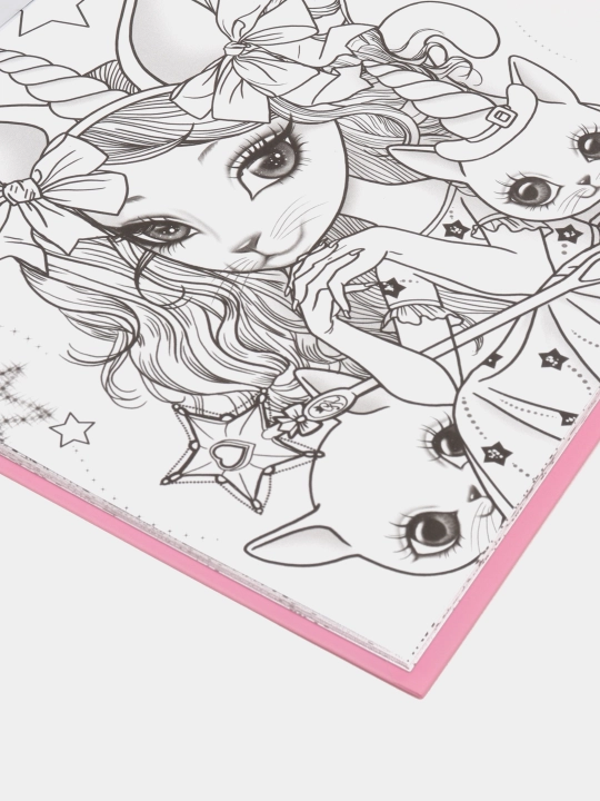 Раскраска Pretty Kitty, 170 г,  200 * 200 мм, 20 листов,  0513 (20420) q0000015043