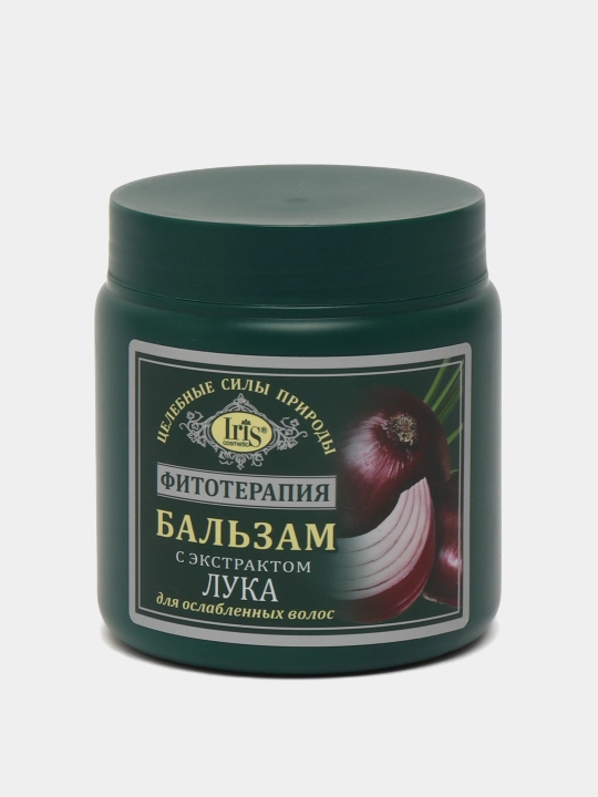 Бальзам для волос Iris Cosmetic, с экстраком лука, 500 мл - 
