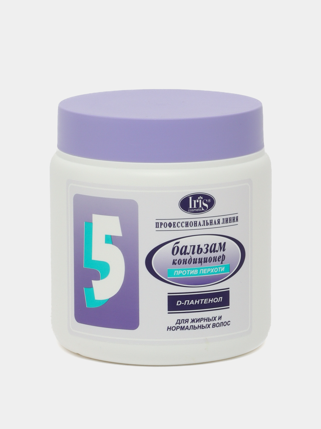 Бальзам-кондиционер Iris Cosmetic №5 с D-пантенолом против перхоти, 500 мл - 